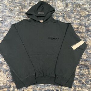 Essentials Dark Gray Hoodie for Men